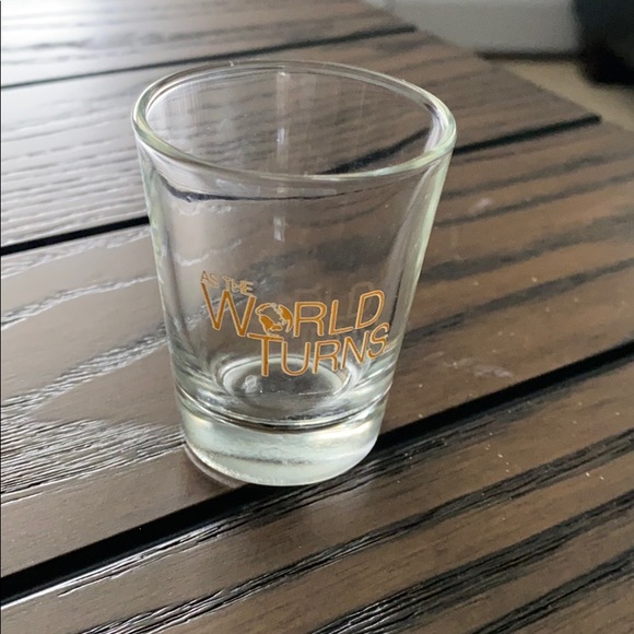 As the World Turns Shot Glass - Picture 2 of 3